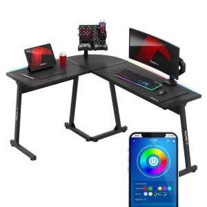 Геймърско бюро Hero 6.0 RGB, 147см