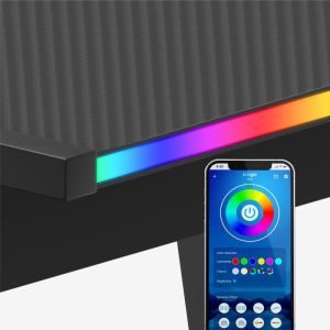 Геймърско бюро Hero 6.0 RGB, 147см