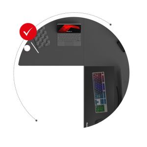 Електрическо бюро Hero 9.5 с регулируема височина, 160см