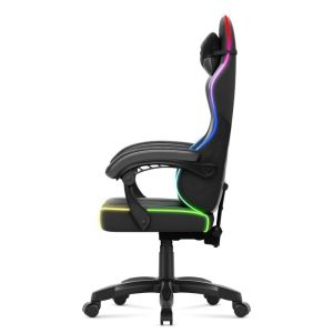 Геймърски стол Force 2.7 - RGB LED подсветка, велур