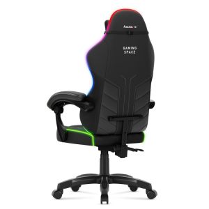 Геймърски стол Force 2.7 - RGB LED подсветка, велур