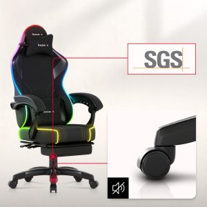Геймърски стол Force 3.7 - RGB LED подсветка