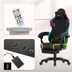 Геймърски стол Force 3.7 - RGB LED подсветка