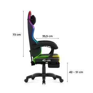 Геймърски стол Force 3.7 - RGB LED подсветка