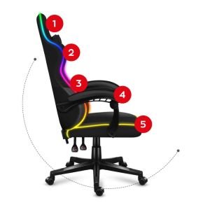 Геймърски стол Force 4.4 RGB - RGB LED подсветка