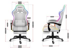 Геймърски стол Force 4.7 - RGB LED подсветка
