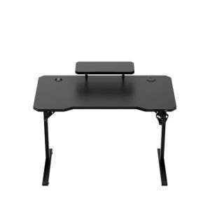 Бюро Leader 5.1 с поставка за монинтор - 115см, черен