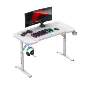 Геймърско бюро Hero 2.6 - 120см, бял