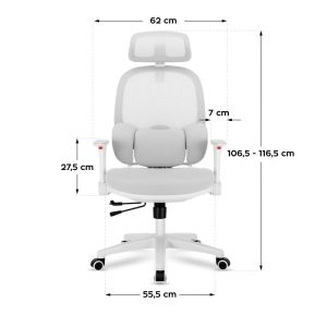 Детски въртящ се стол Junior 6.3 - сив
