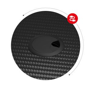 Геймърско бюро Hero 1.4, 100см, черен