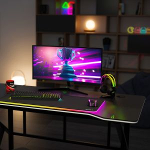 Геймърско бюро Hero 1.6, 120см, черен