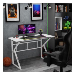 Геймърско бюро Hero 1.6, 120см, бял