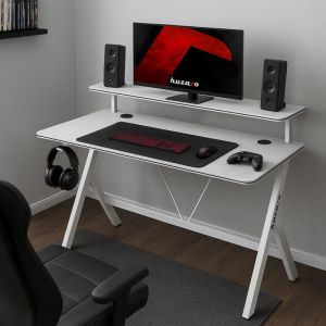 Геймърско бюро Hero 1.9, 120см, бял
