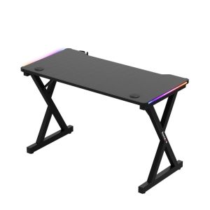 Геймърско бюро Hero 2.3 RGB, 120см, черен
