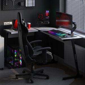 Геймърско бюро Hero 6.0, 147см, бял