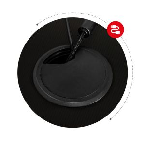 Геймърско бюро Hero 6.3, 154см, черен