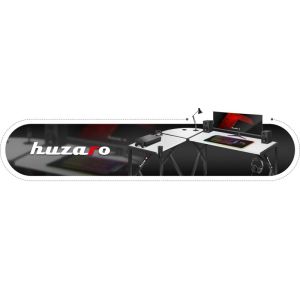 Геймърско бюро Hero 6.3, 154см, бял