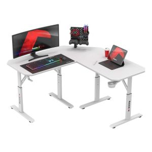 Геймърско бюро Hero 7.3, 140см, бял