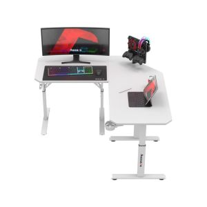 Геймърско бюро Hero 7.3, 140см, бял