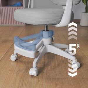 Детски въртящ се стол стол Junior 3.1 - сив