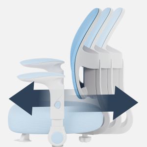 Детски въртящ се стол Junior 5.0 - син