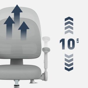 Детски въртящ се стол Junior 5.0 - сив