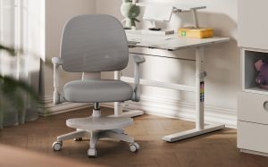 Детски въртящ се стол Junior 5.0 - сив