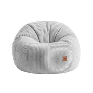 Фотьойл-пуф Comfy 3.0 с поставка за крака - сив