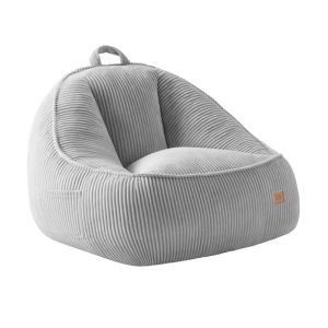 Фотьойл-пуф Comfy 4.0 с облегалка - сив