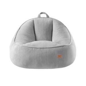 Фотьойл-пуф Comfy 4.0 с облегалка - сив