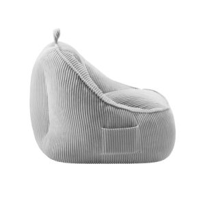 Фотьойл-пуф Comfy 4.0 с облегалка - сив