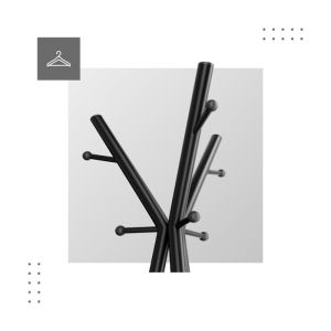 Метална закачалка за дрехи Host 3.0 - 1820mm, черен