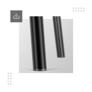 Метална закачалка за дрехи Host 3.0 - 1820mm, черен