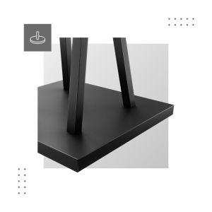 Метална закачалка за дрехи Host 5.0 - 1820mm, черен