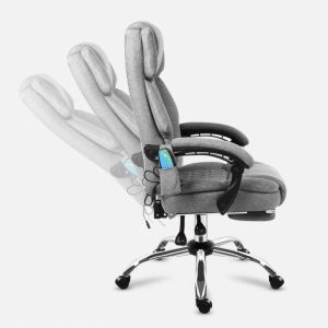 Масажен офис стол Boss 6.0 - сив