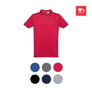 THC ROME. Мъжка поло риза slim-fit
