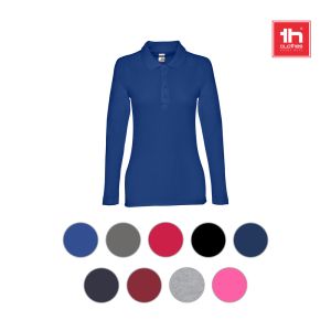 THC BERN WOMEN. Дамска поло риза с дълъг ръкав