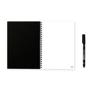 INFINITEBOOK PLAIN A5. Инфинитибук с гъвкава корица и 15 бели страници за писане на бяла дъска