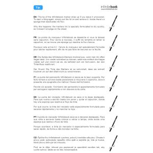 INFINITEBOOK PLAIN A5. Инфинитибук с гъвкава корица и 15 бели страници за писане на бяла дъска