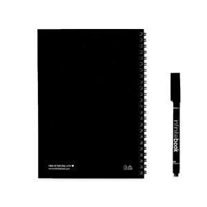 INFINITEBOOK PLAIN A5. Инфинитибук с гъвкава корица и 15 бели страници за писане на бяла дъска