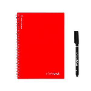 INFINITEBOOK PLAIN A5. Инфинитибук с гъвкава корица и 15 бели страници за писане на бяла дъска