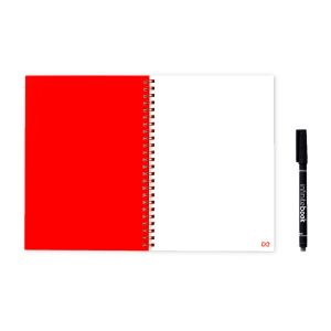 INFINITEBOOK PLAIN A5. Инфинитибук с гъвкава корица и 15 бели страници за писане на бяла дъска