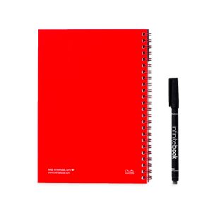 INFINITEBOOK PLAIN A5. Инфинитибук с гъвкава корица и 15 бели страници за писане на бяла дъска
