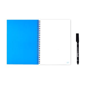 INFINITEBOOK PLAIN A5. Инфинитибук с гъвкава корица и 15 бели страници за писане на бяла дъска