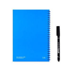 INFINITEBOOK PLAIN A5. Инфинитибук с гъвкава корица и 15 бели страници за писане на бяла дъска