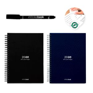 STARTER KIT INFINITE PLANNER A5. Комплектът включва "безкраен дневник", комплект за почистване, маркер и държач за маркер