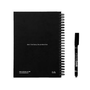 STARTER KIT INFINITE PLANNER A5. Комплектът включва "безкраен дневник", комплект за почистване, маркер и държач за маркер