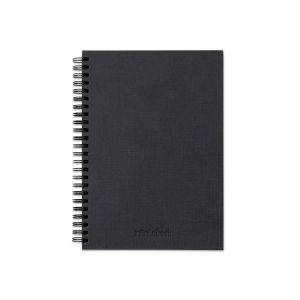 STARTER KIT INFINITEBOOK A5 PLANNER TEXTURE. Комплект, включващ „Infinitebook“ с твърда корица, 1 комплект за почистване, 1 маркер и 1 държач за химикалка