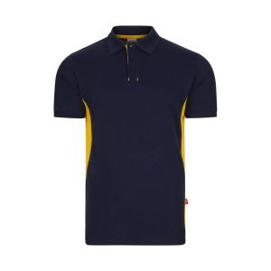 VL SUPAY. Двуцветна поло риза с пике (180 g/m²), къс ръкав, от памук (60%) и полиестер (40%)