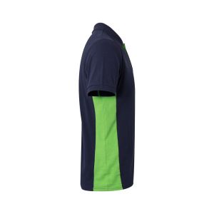 VL SUPAY. Двуцветна поло риза с пике (180 g/m²), къс ръкав, от памук (60%) и полиестер (40%)